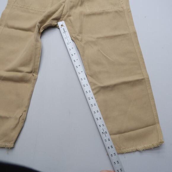 Nili Lotan Luna Pants Size 4 Beige Tan Drop Crotch Linen Blend Trousers - Picture 14 of 15